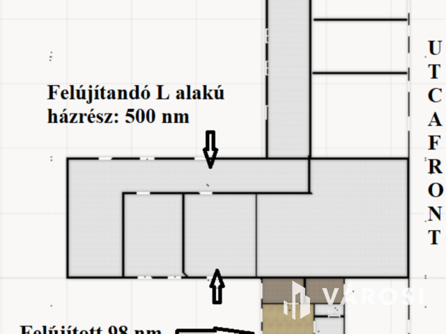 Részben felújított nemesi kúria, udvarház!