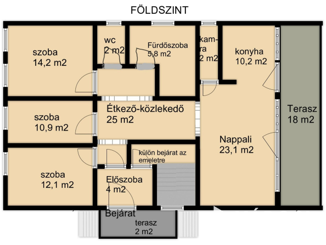 Baltonfüzfőn 700 m-re a Balaton parttól családi ház eladó!