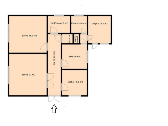 Gyulán belvárosi telek, két családi házzal eladó