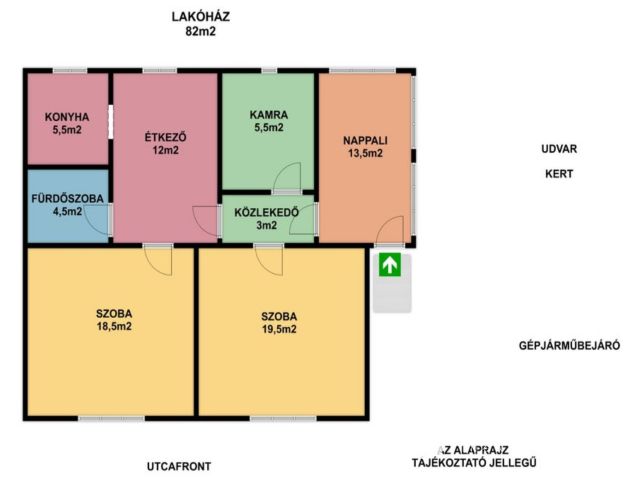 Otthonteremtés céljára, stabil, tégla falazatú kertes ház