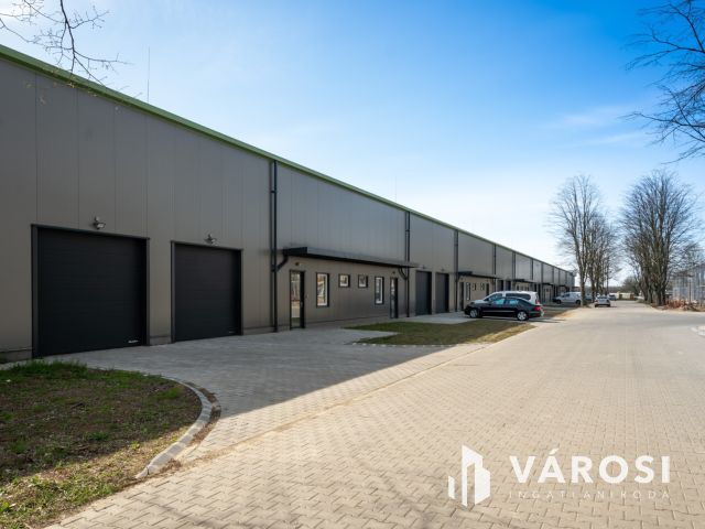 Eladó új, 322 m2-es raktárcsarnok Alsónémedin