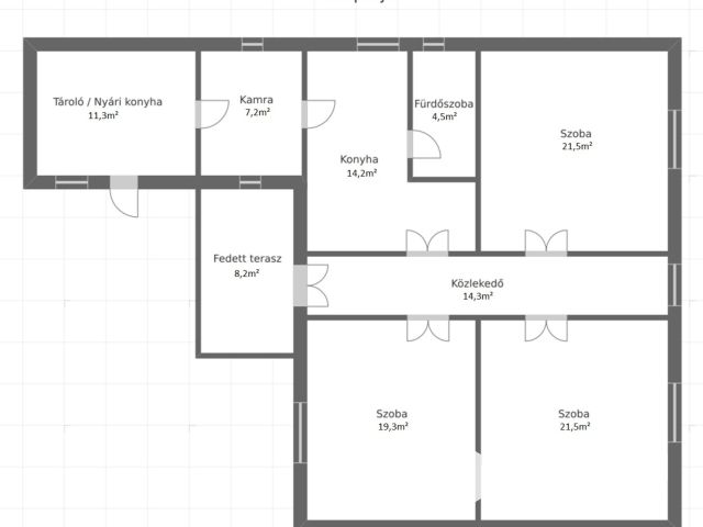 Recsk csendes utcájában részben felújított családi ház eladó