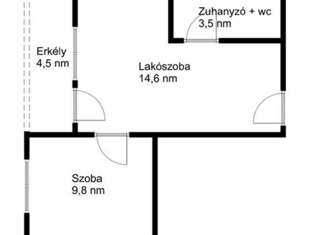 Új építésű lakás (A66), a Balatontól 200 méter távolságra