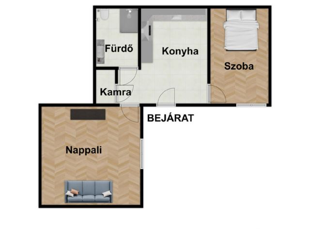 Remek elhelyezkedéssel a Váralja utcában!