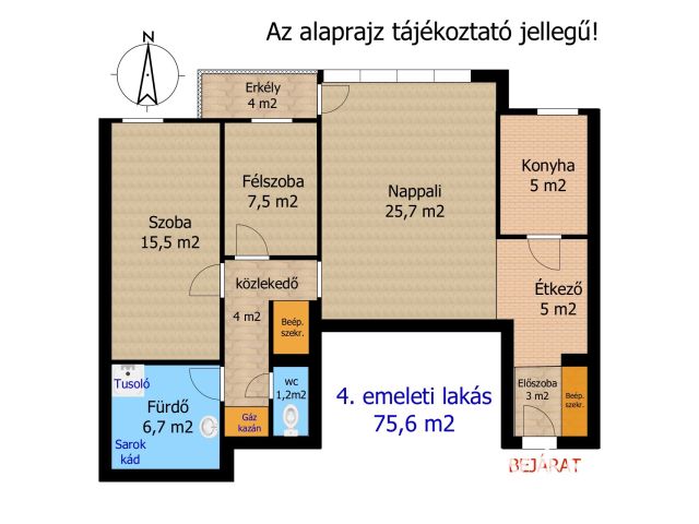 Eladó Örök értékű, újabb építésű lakás a Belvárosban