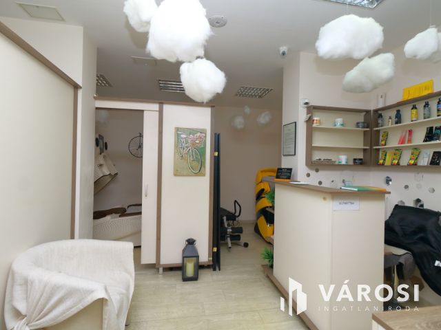 Bejáratott üzlethelyiség a Kistóparton