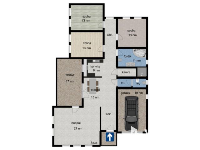 Modern családias otthon Mórahalmon.