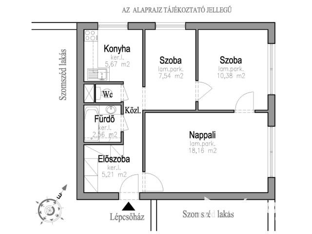 Eladó panellakás a Kistópart utca elején