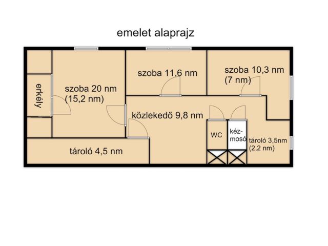 Napfényes családi ház, jó szerkezettel, a Várhoz közel