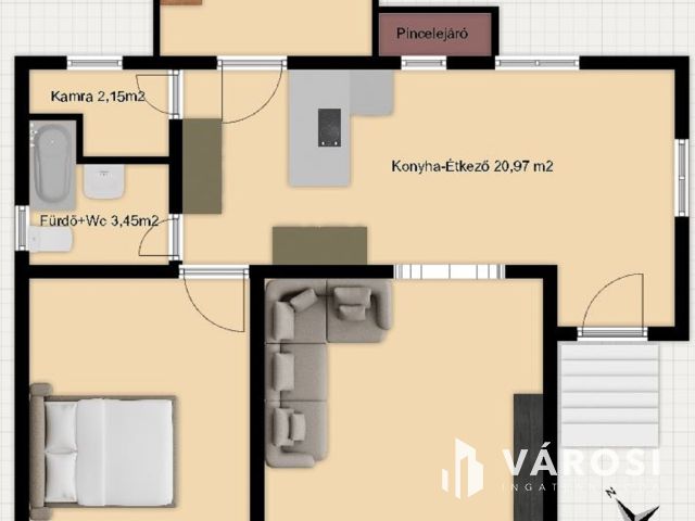 Győr-Szabadhegyen kis családi ház – saját udvarral