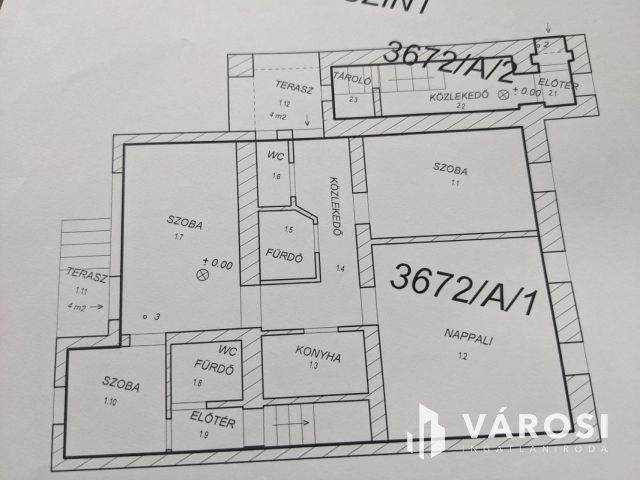 Eladó társasház Győr-Nádorváros csendes zsákutcájában