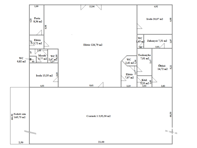 Kiadó ipari létesítmény Békéscsaba kereskedelmi övezetében