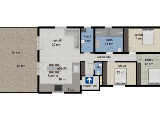 Kulcsrakész ,új építésű,költözhető,25 KW tárolóval.