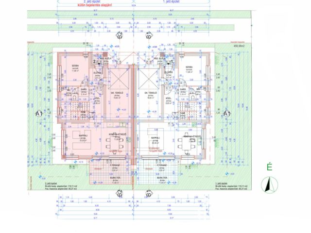 ELADÓ IKERHÁZAK-Debrecen, csendes kertvárosi részén
