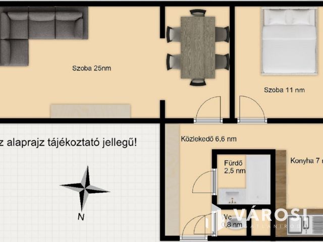 Eladó 2 szobás, felújított panel lakás Kodály Zoltán utcában