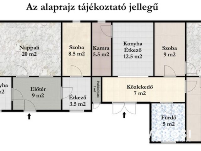 Nagycsaládos, zsákutcás, 6 szobás