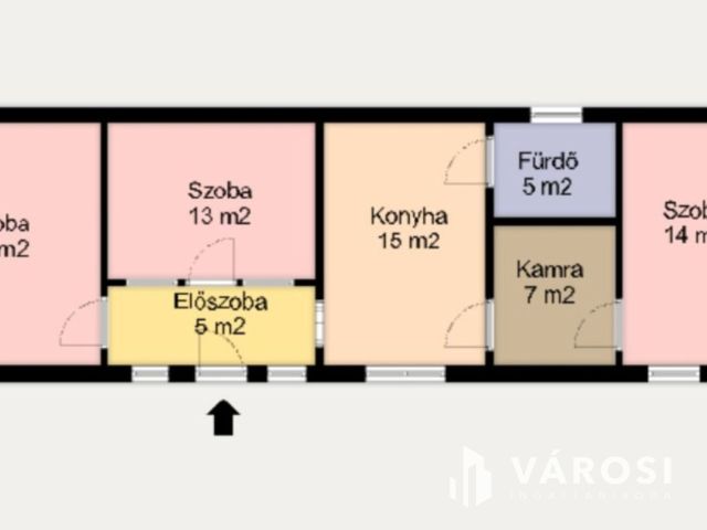 Parasztház gerendás mennyezettel, hajópadlóval