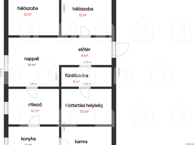 Otthonos, csendes családi ház Kistelekn