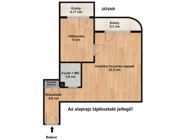 Első emeleti, modern, fiatalos lakás a Tisza-part közelében!