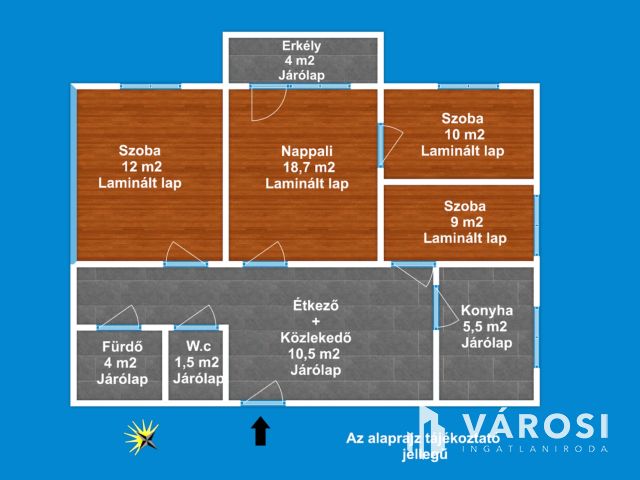 Null kilóméteres négy szobás panel lakás Felsővároson