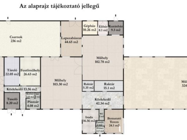 Komplett, működő faipari üzem teljes gépparkkal